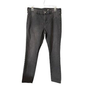 & Denim Grey Skinny Regular Waist Ankle Length Jeans Size 32